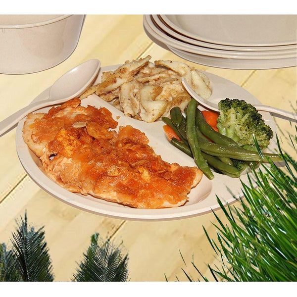 24 Piece Plastic Dish Set - Wealers