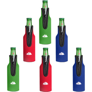 Neoprene Thermal Sleeve Bottle Holders (6 Pack) - Wealers