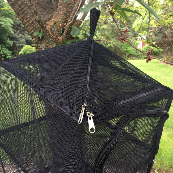 Dry Net Mesh Insects Food Screen, 4 Layer Outdoor Hanging Camping Organizer - Wealers