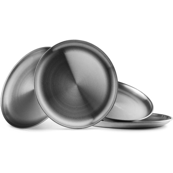 OUTDOOR STAINLESS STEEL 9" DINNER PLATE SET - Wealers