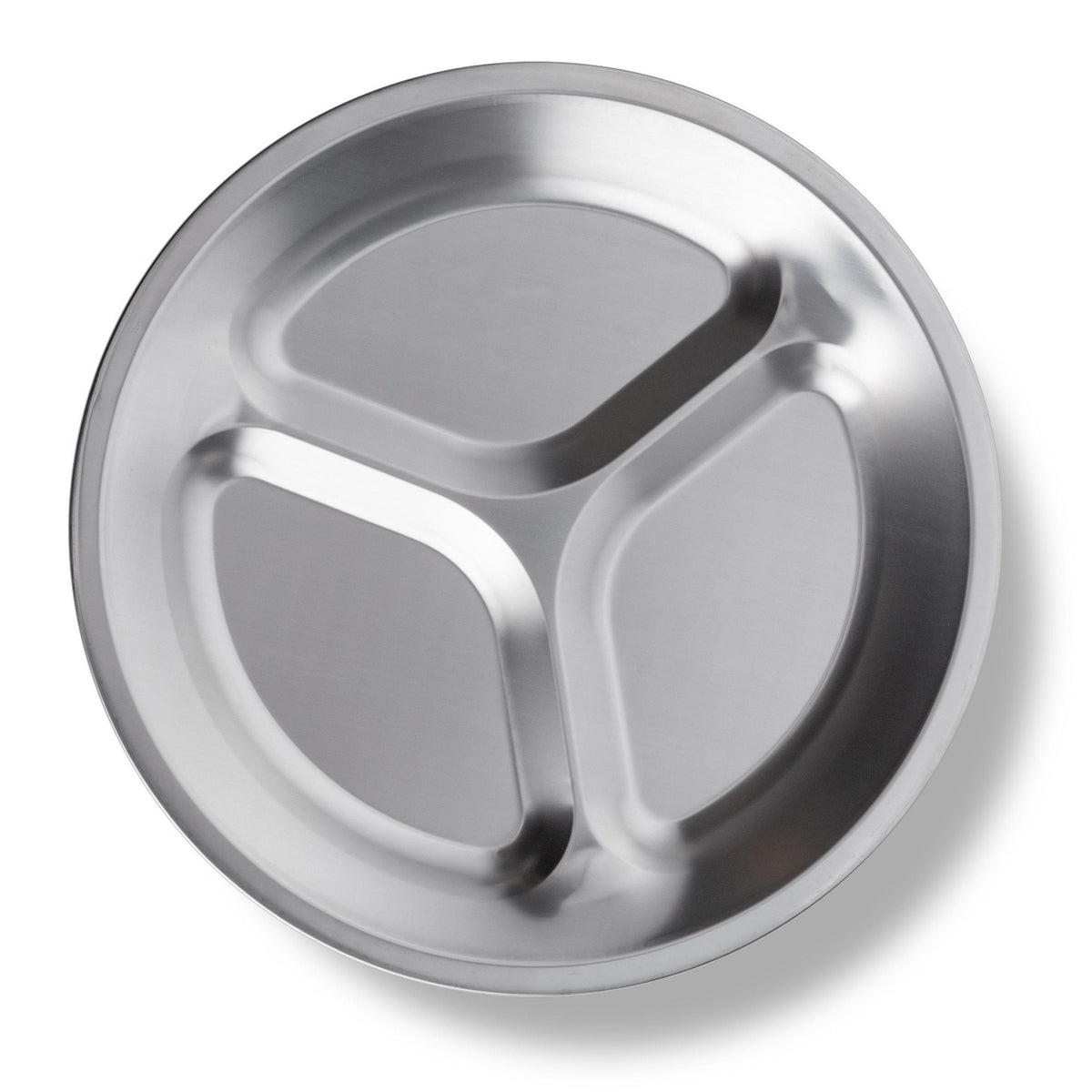 SHERCHPRY Plates Reusable Stainless Steel Divided