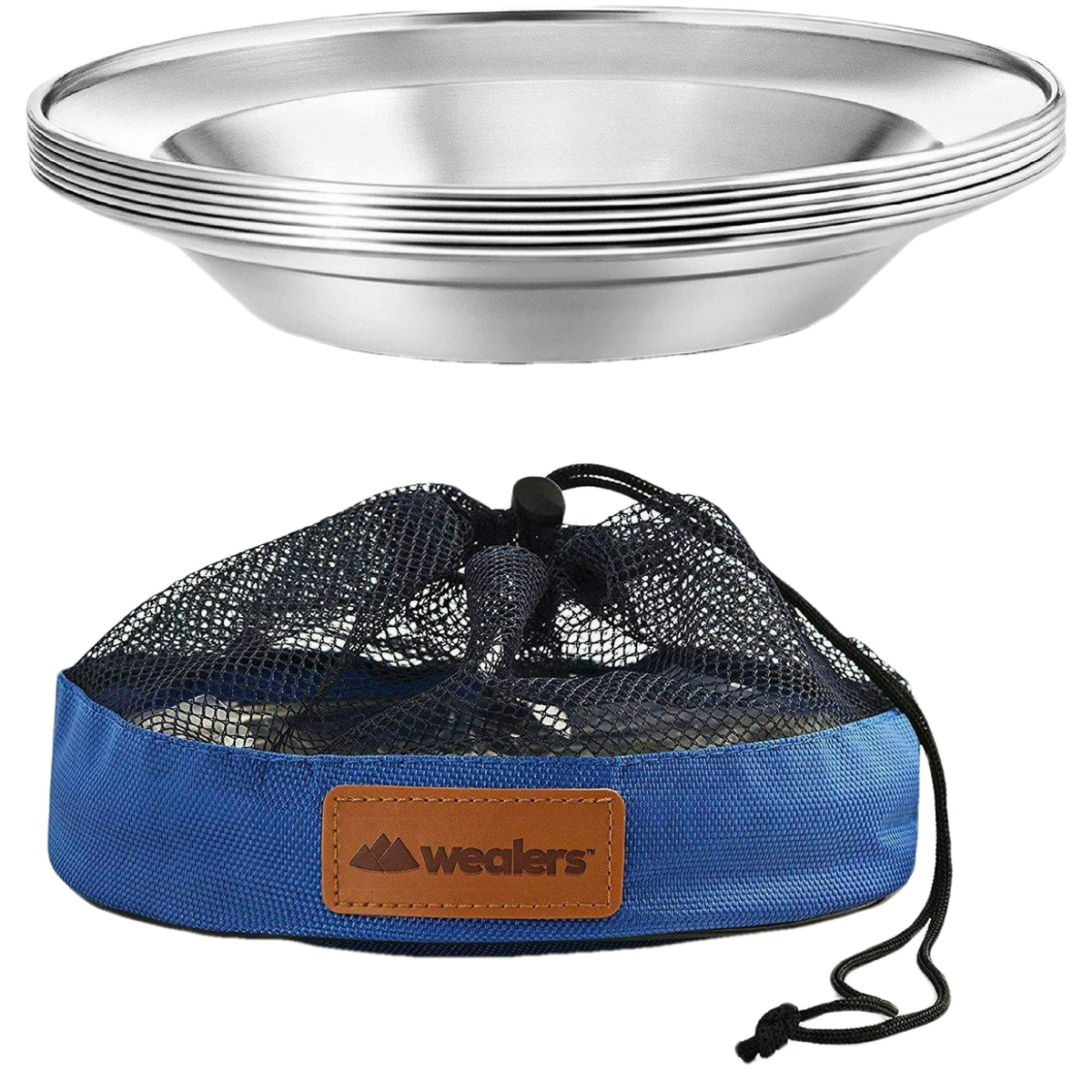 Steel plates and bowls sale