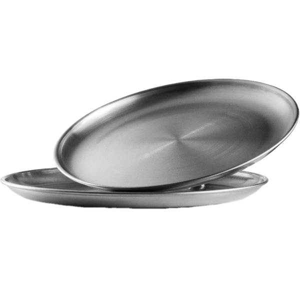 OUTDOOR STAINLESS STEEL 9" DINNER PLATE SET - Wealers