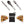 Load image into Gallery viewer, 3 Pc Stainless Steel Folding Cutlery set - Wealers