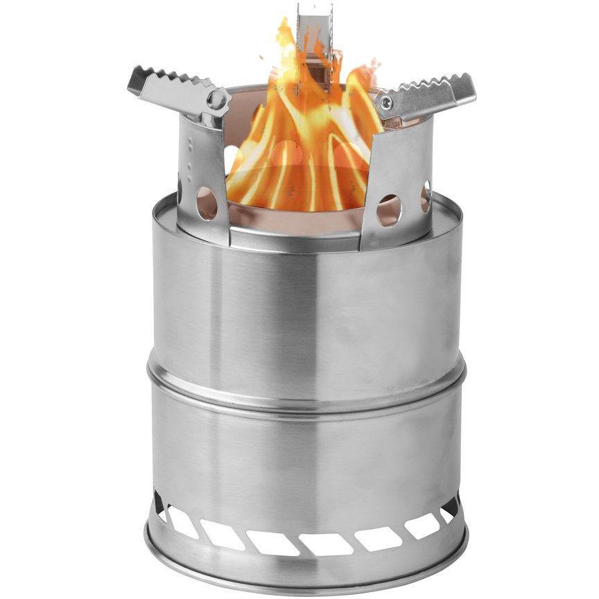 Portable Camping Wood Stove with Oven – blackseametalworks