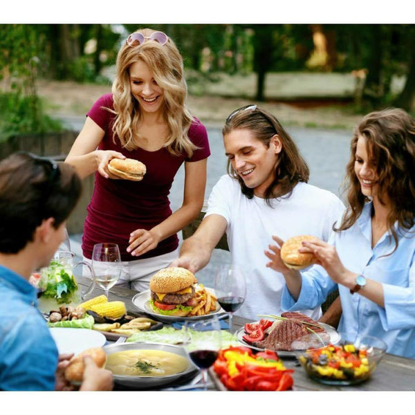 Stainless Steel Camping Messware Dish Set - Wealers