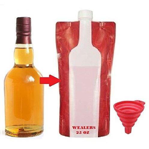 3 Foldable Wine Bags - Wealers