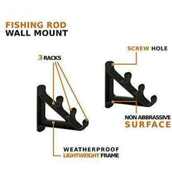 Fishing Rod Wall Rack - Wealers