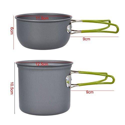 2 Pc Outdoor Cookware Kit - Wealers