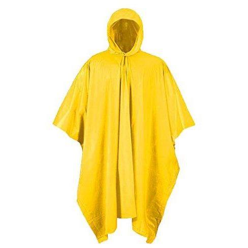 Reusable Waterproof Rain Poncho for Adult Men and Women with Hood string and Snap Closure - Wealers