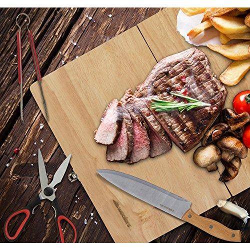 BeforeyaynCooking Board Inner Handle Thawing Board Square And Wood Cutting  Board Travel Fruit Chopping Board Camping Portable Small Vegetable Board