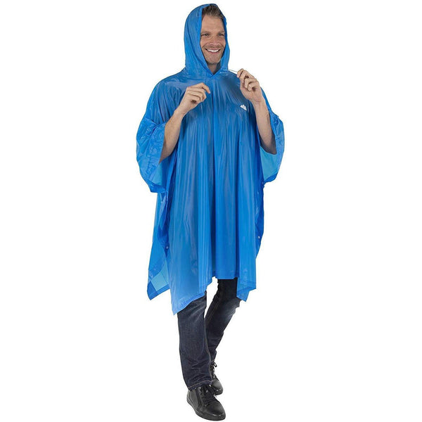 Reusable Waterproof Rain Poncho for Adult Men and Women with Hood string and Snap Closure - Wealers