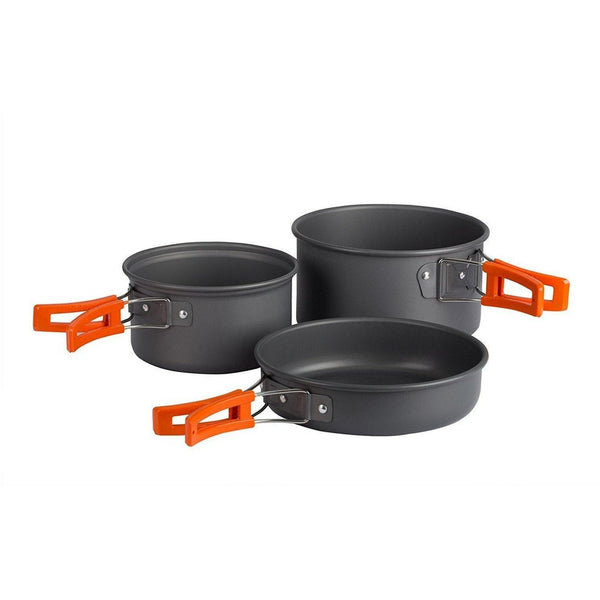 10 Pc Outdoor Cookware Kit - Wealers