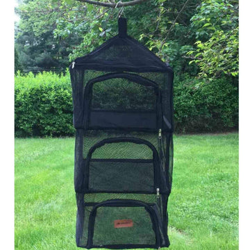 hanging net for plants Dry Net Mesh Insects & Food Screen | 4-Layer Outdoor Hanging Camping Organizer