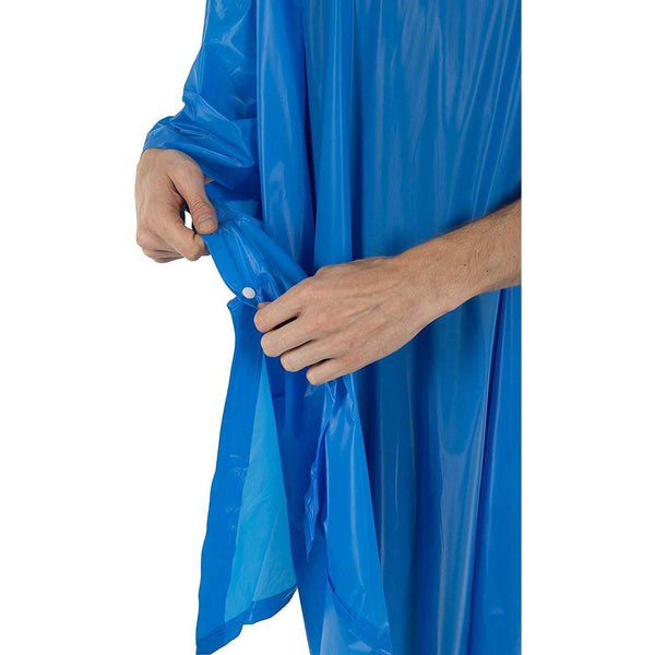 Reusable Waterproof Rain Poncho for Adult Men and Women with Hood string and Snap Closure - Wealers