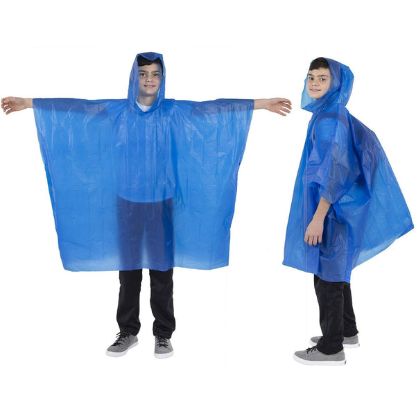 Thick Rain Poncho for Kids (6 Pack) - Wealers
