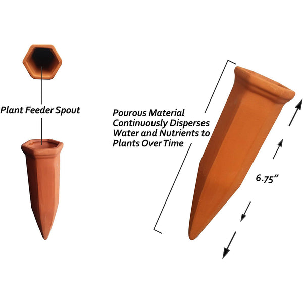 Self Plant Watering Stakes (Set of 8 Stakes) - Wealers