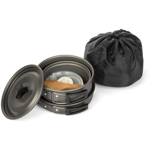 10 PC OUTDOOR COOKWARE KIT - Wealers