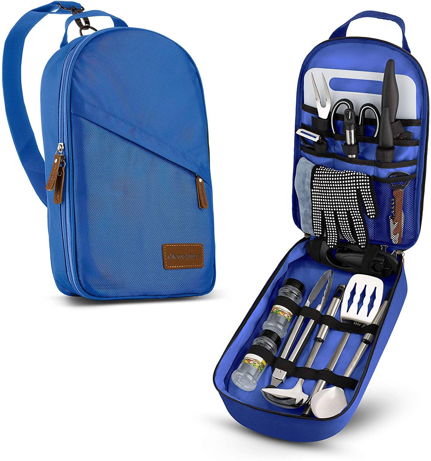 Berglander Camping Essentials, Camping Cooking Utensils Set, Camping  Accessories Gear Must Haves, Come with Camping Silverware Sets, Plates and  Cups