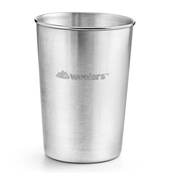 Stainless Steel Cup 10 oz Tumbler Set Cold Drink Cups Camping Mug 4 Pack