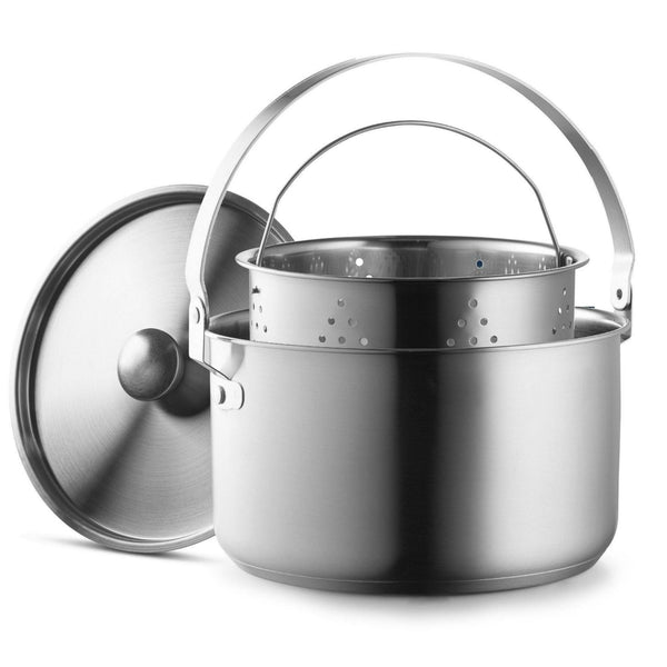 NEW! Camping Cookware Set 304 Stainless Steel 8-Piece Pots & Pans - Wealers