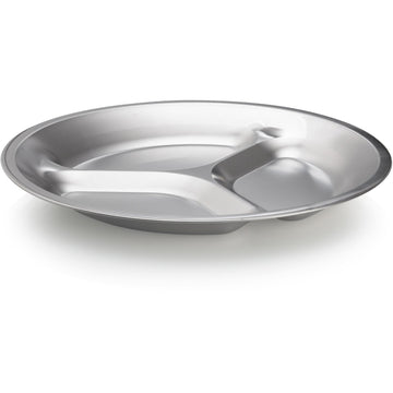 Wealers Stainless Steel Plates and Bowls Camping Set Small and Large  Dinnerware for Kids, Adults, Family | Camping, Hiking, Beach, Outdoor Use |  Incl.