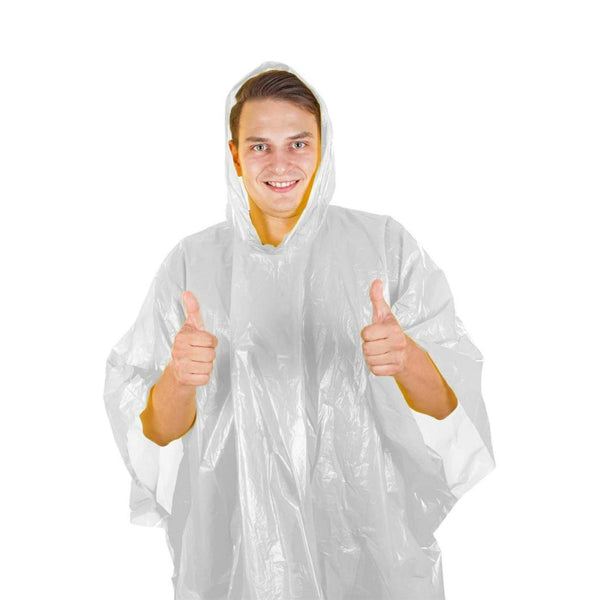 Disposable Waterproof Rain Ponchos for Adults Teens - Bulk Pack for Women Men Emergency Raincoat Big Groups Theme Parks Camping Outdoors - Wealers